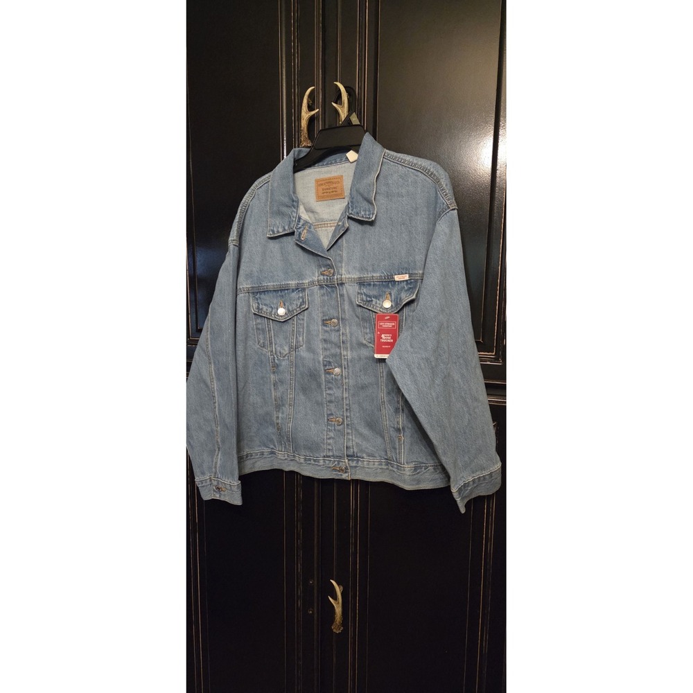 Levis Strauss Signature Blue Jeans Trucker Jacket Mens XL A61920000 NEW